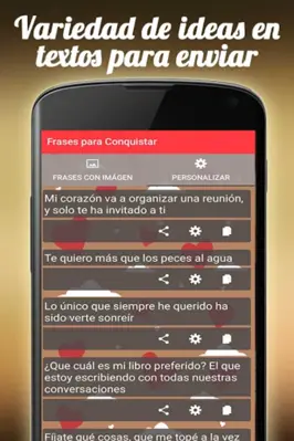 Frases bonitas android App screenshot 6